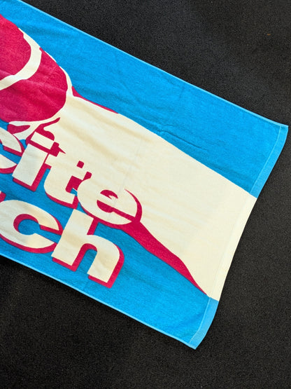WOWOW×ボクシング「EXCITE MATCH」バスタオル①(青×ピンク)