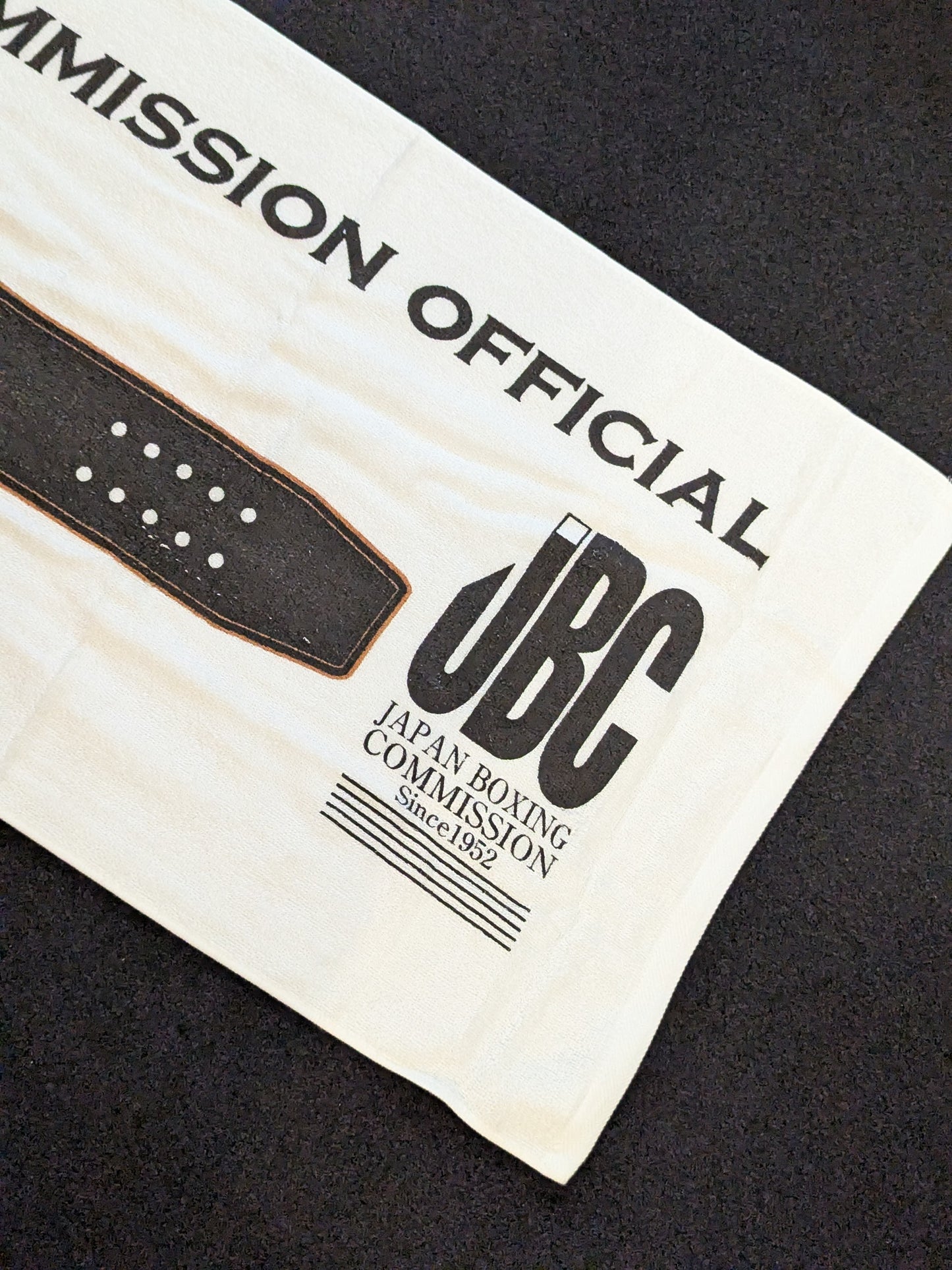 JBC (Japan Boxing Commission) Champion Belt Towel
