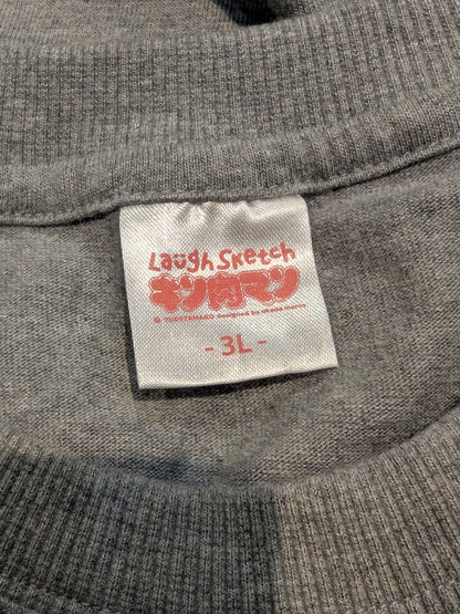 キン肉マン「LAUGH SKETCH KINNIKUMAN」Tシャツ(グレー)