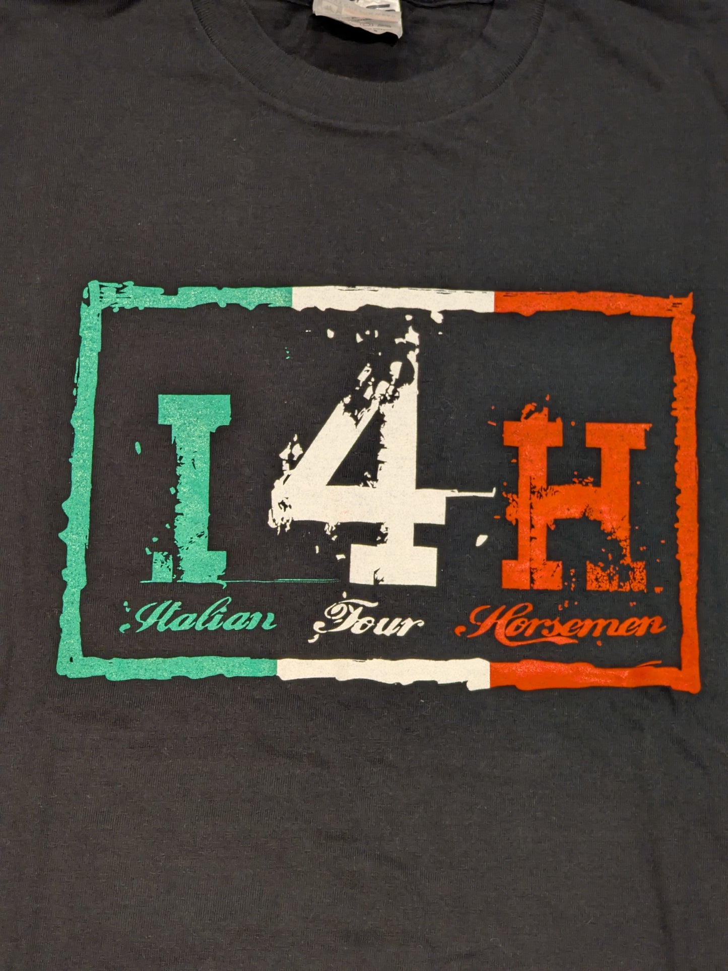 【3名直筆サイン入り】 I4H(イタリアン・フォー・ホースメン) Tシャツ(ブラック)