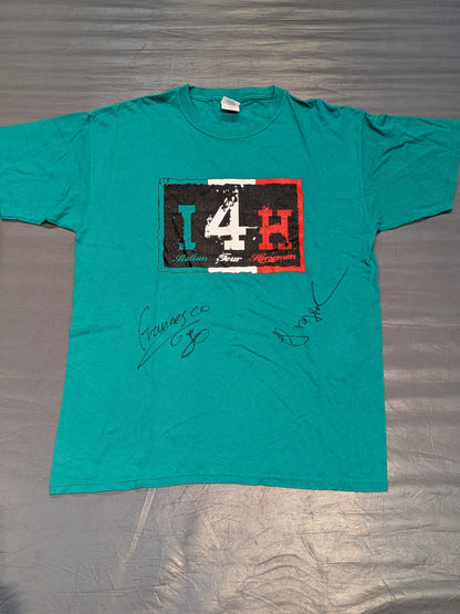 【2名直筆サイン入り】 I4H(イタリアン・フォー・ホースメン) Tシャツ(グリーン)