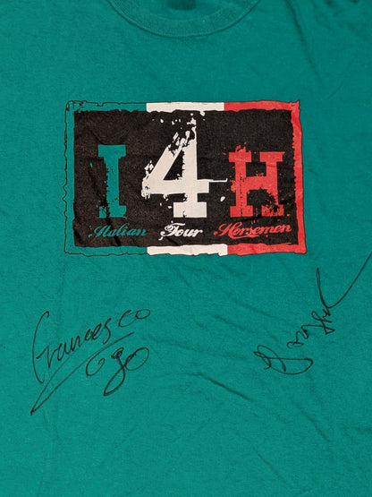 【2名直筆サイン入り】 I4H(イタリアン・フォー・ホースメン) Tシャツ(グリーン)