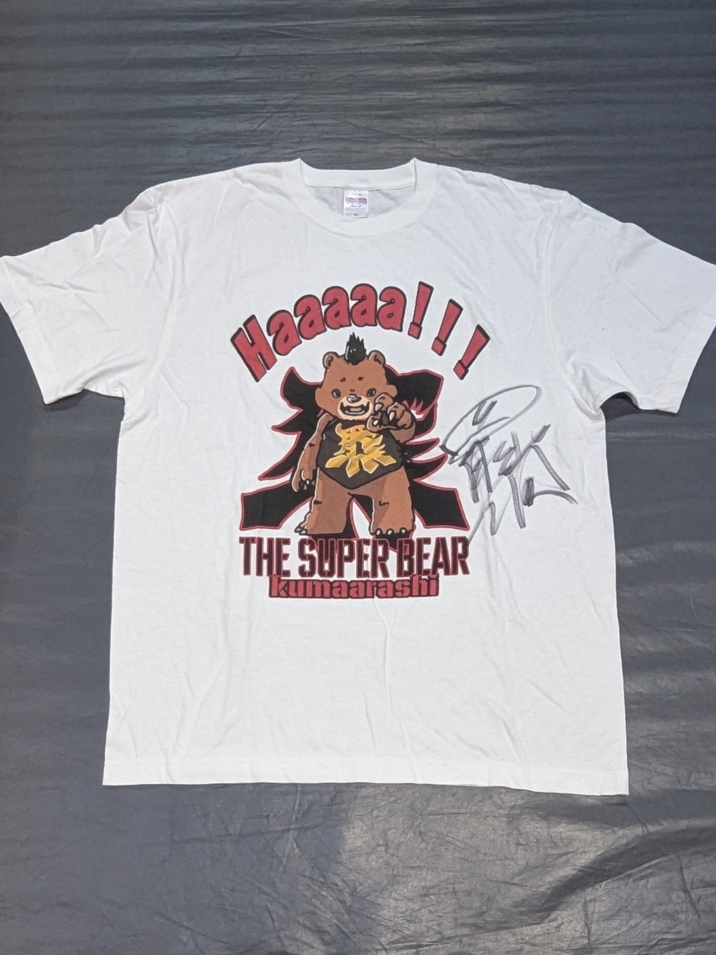 【直筆サイン入り】熊嵐「Haaaaa!!!」Tシャツ