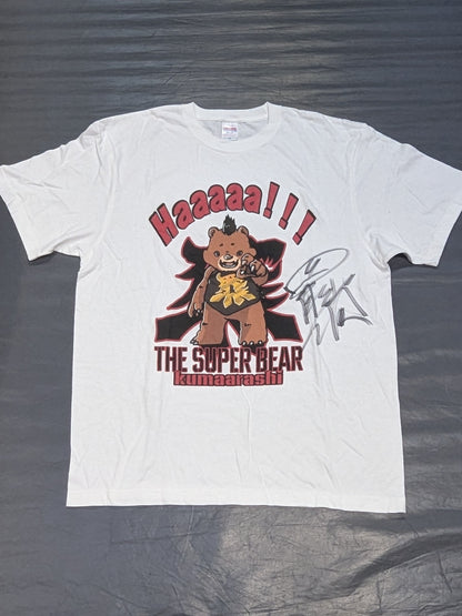 【直筆サイン入り】熊嵐「Haaaaa!!!」Tシャツ