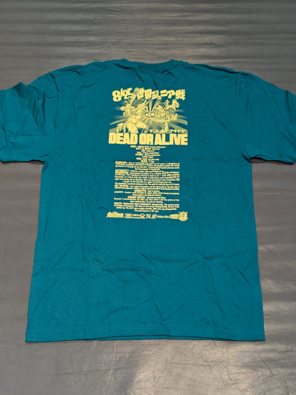 佐藤光留「DEAD OR ALIVE」Tシャツ(グリーン)