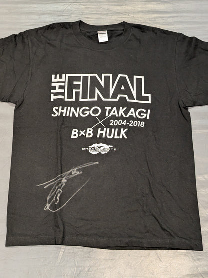 【鷹木信悟 直筆サイン入り】鷹木信悟vsB×Bハルク「THE FINAL」Tシャツ