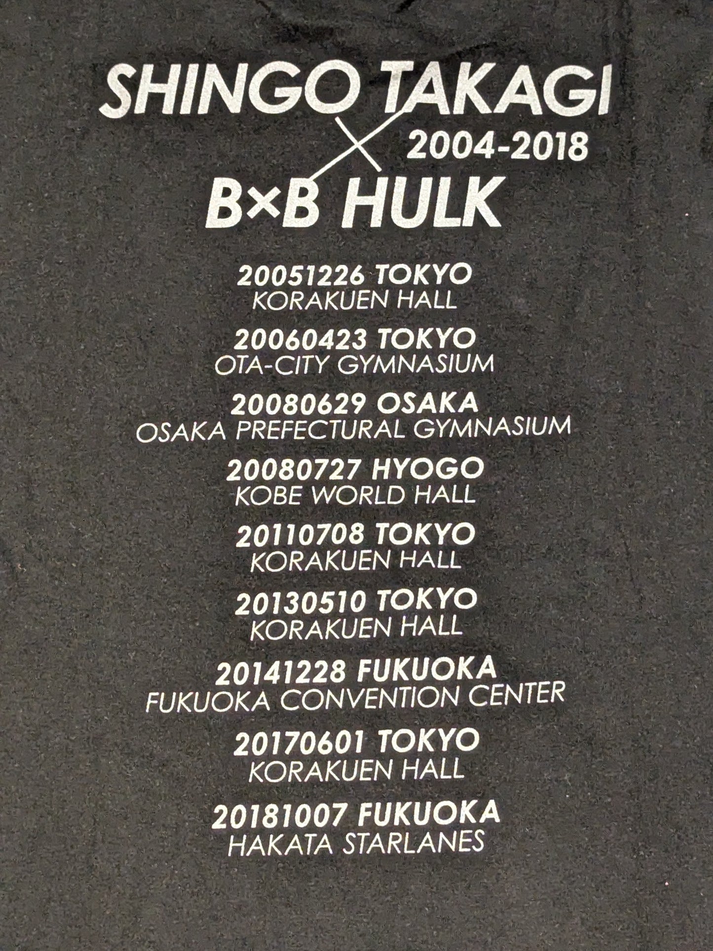 【鷹木信悟 直筆サイン入り】鷹木信悟vsB×Bハルク「THE FINAL」Tシャツ