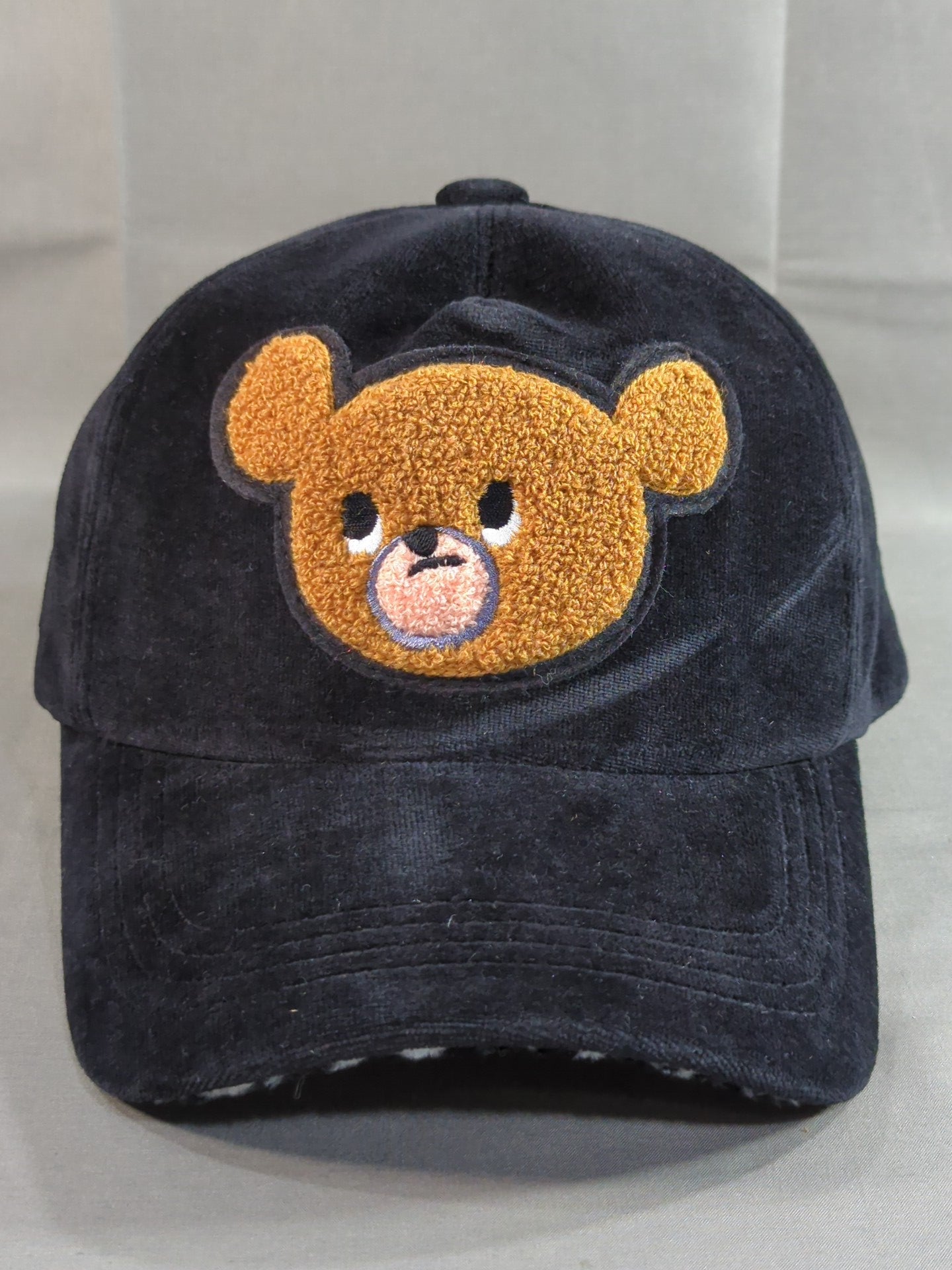 武藤敬司 武藤ベア(刺繍) キャップ(ブラック)