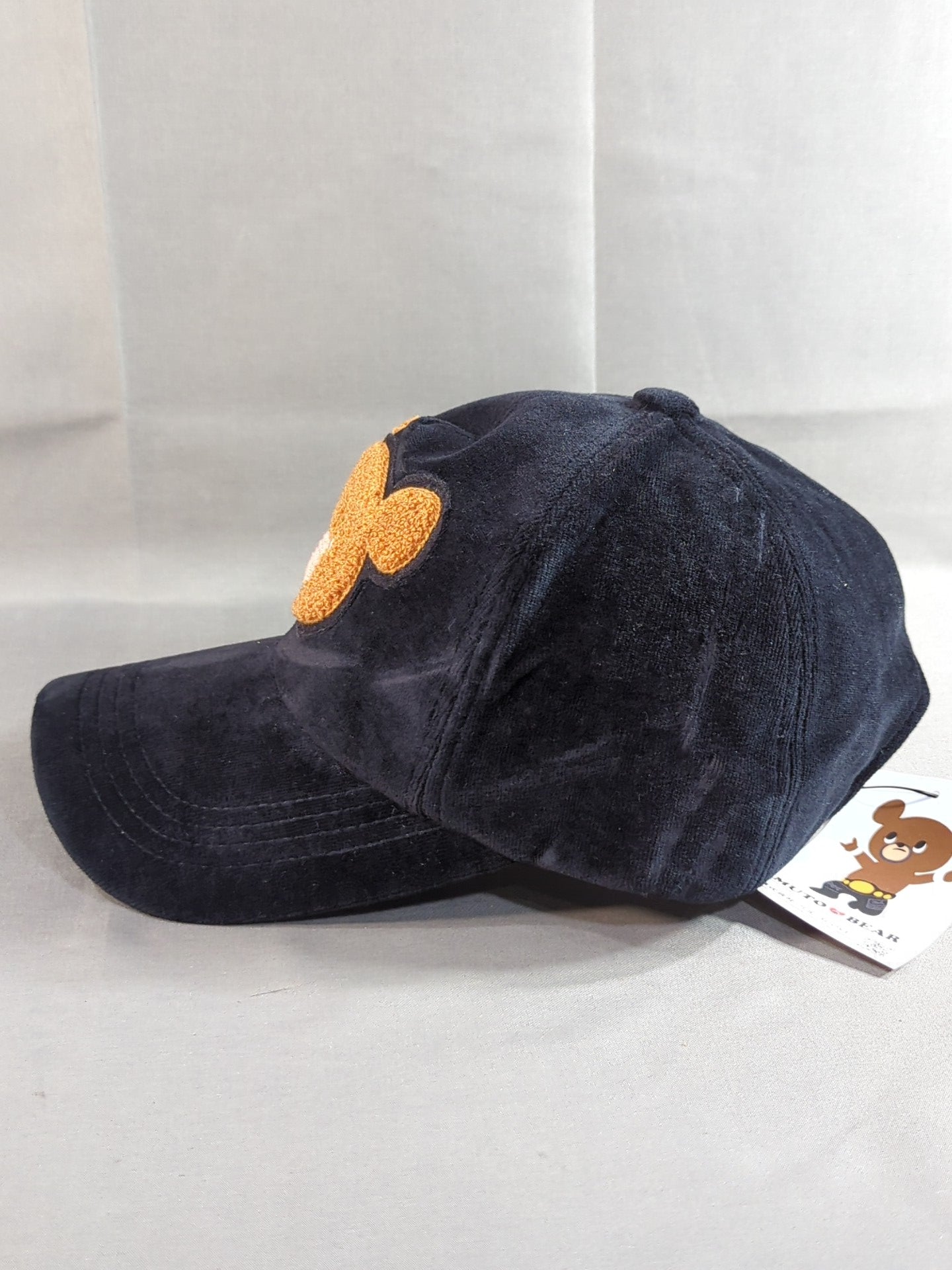 ロンハーマンカフェ別注　BEAR STAFF CAP　ベアー刺繍キャップ 武藤敬司 武藤ベア(刺繍) キャップ(ブラック) – 闘道館