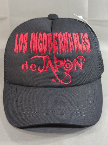 L.I.J ×AGUILA Mesh Cap (1) (Black×Red)