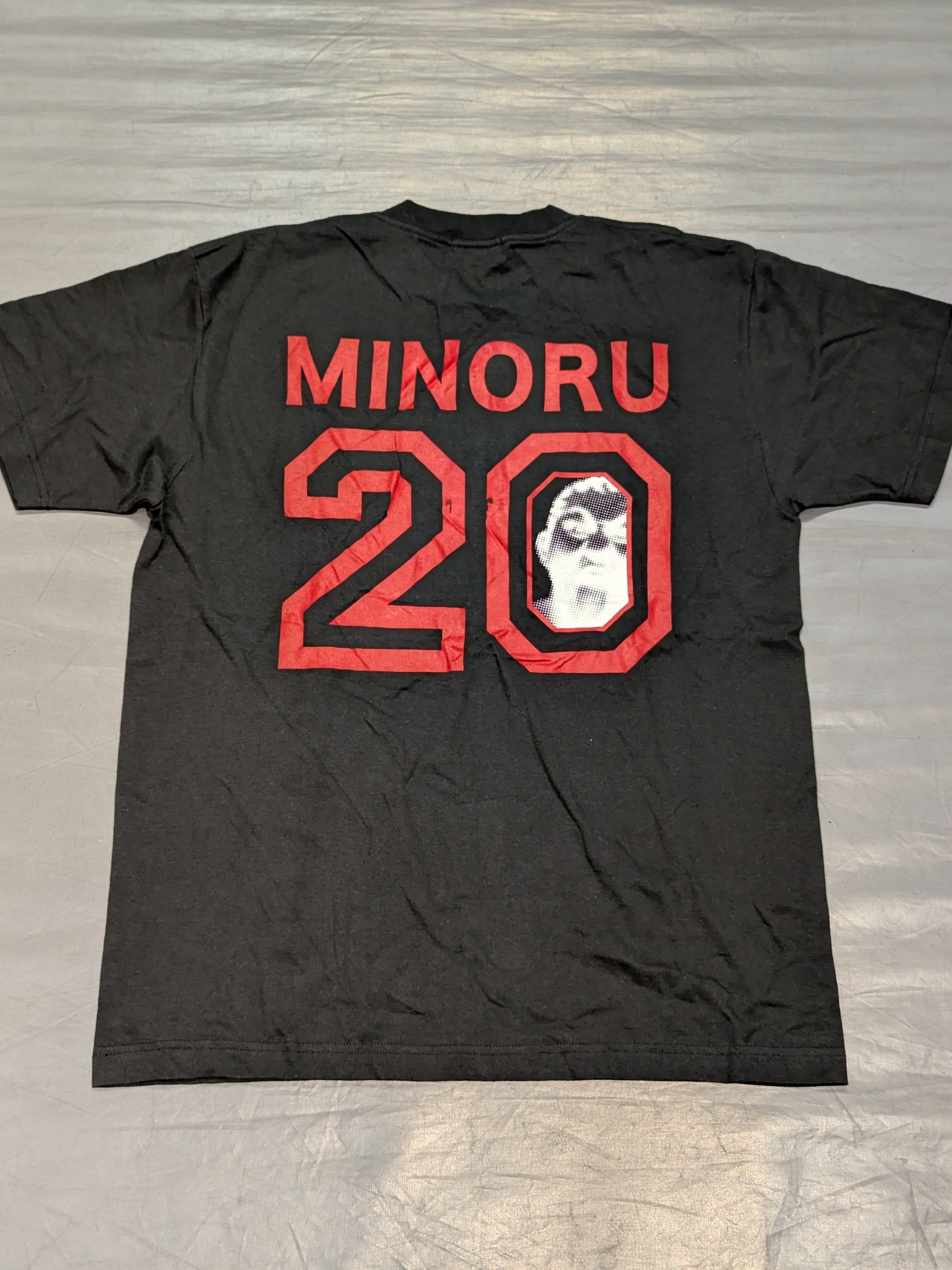 The Fight of the Millennium サイン入り 直筆サイン入り】鈴木みのる デビュー20周年記念 Tシャツ(ブラック