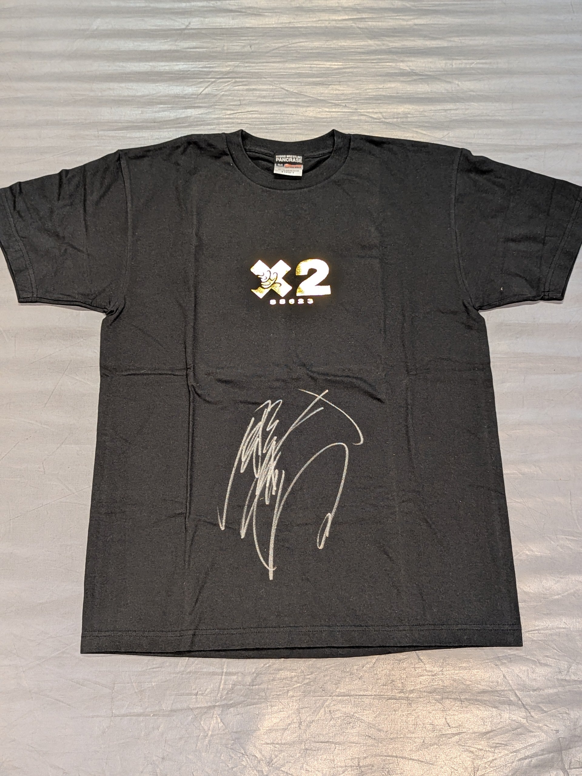 直筆サイン入り】鈴木みのる デビュー20周年記念 Tシャツ(ブラック