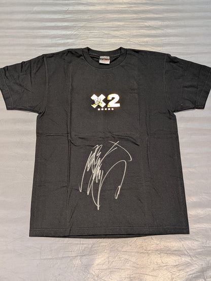 【直筆サイン入り】鈴木みのる デビュー20周年記念 Tシャツ(ブラック×ゴールド)