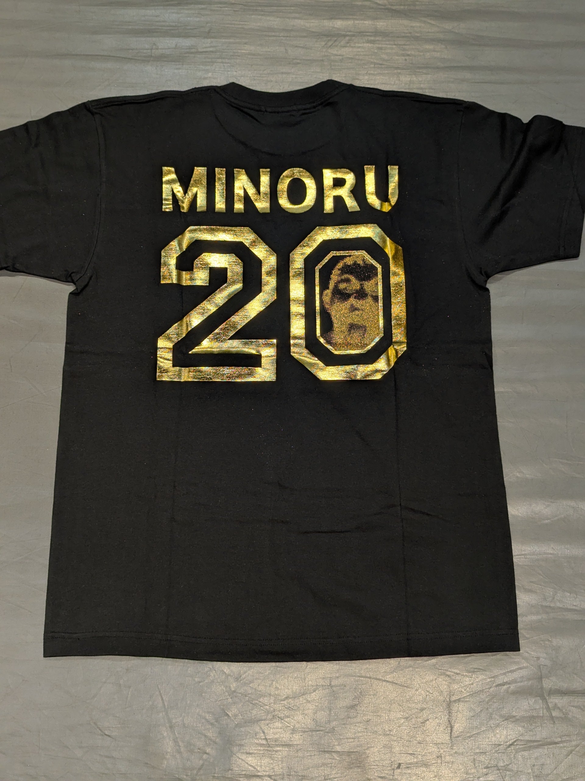 直筆サイン入り】鈴木みのる デビュー20周年記念 Tシャツ(ブラック