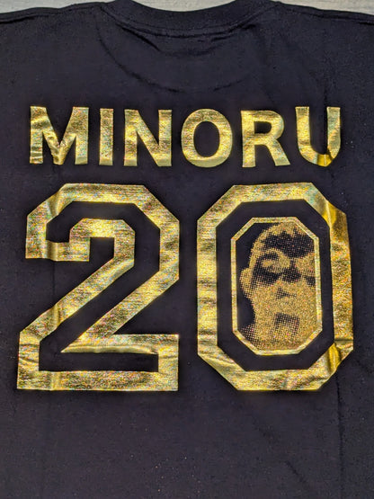 【直筆サイン入り】鈴木みのる デビュー20周年記念 Tシャツ(ブラック×ゴールド)