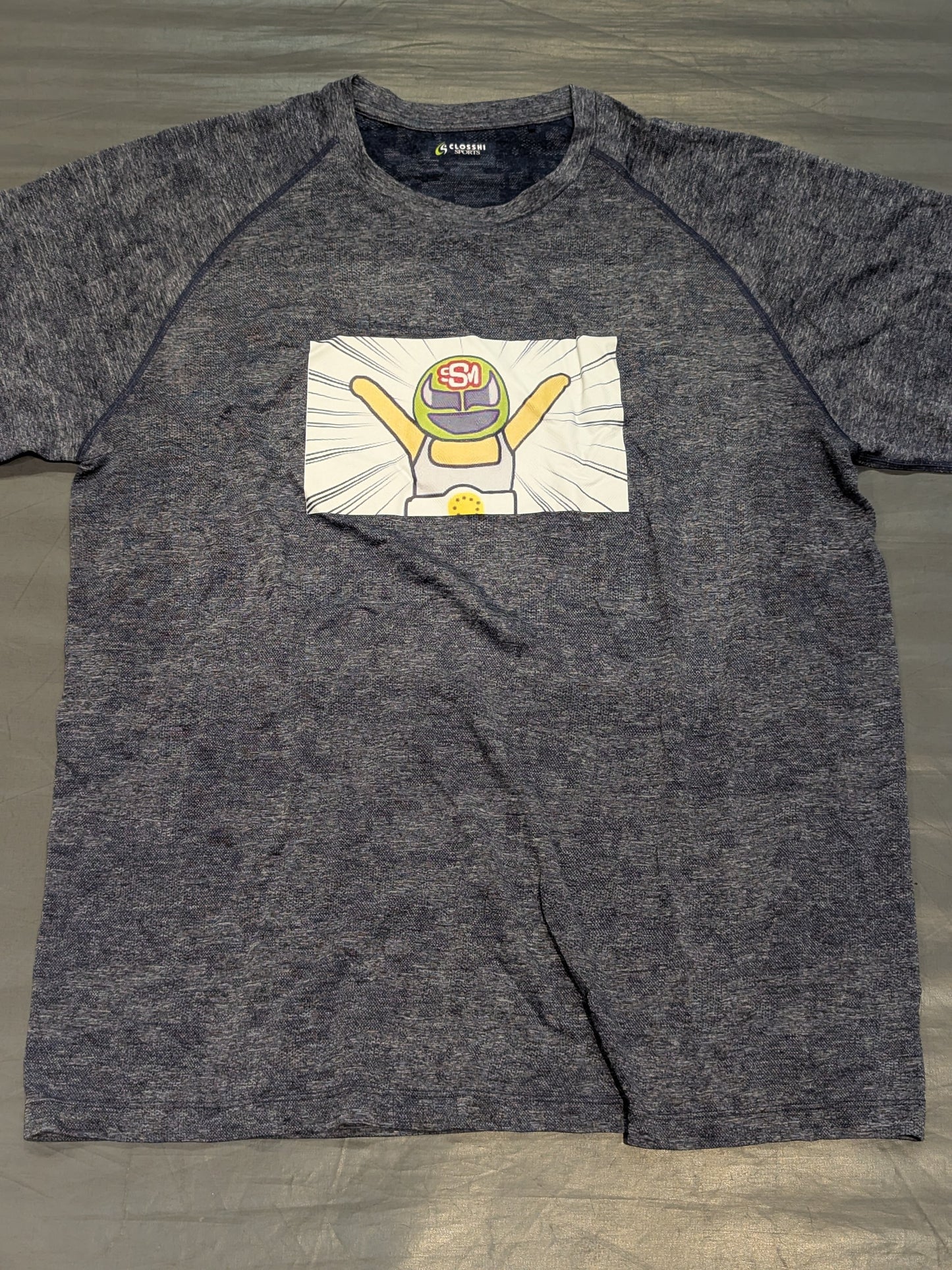 スーパー・ササダンゴ・マシン イラスト ドライTシャツ