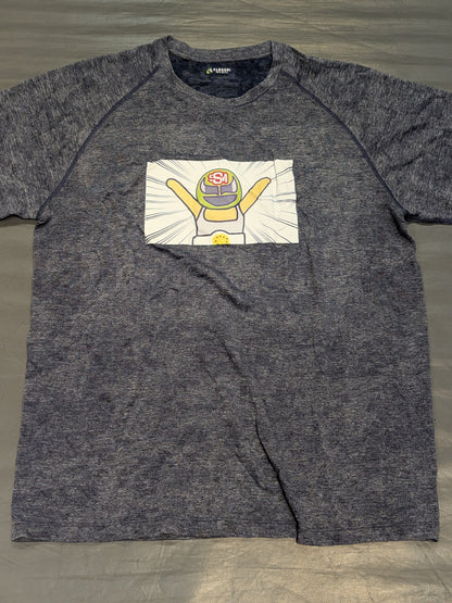スーパー・ササダンゴ・マシン イラスト ドライTシャツ