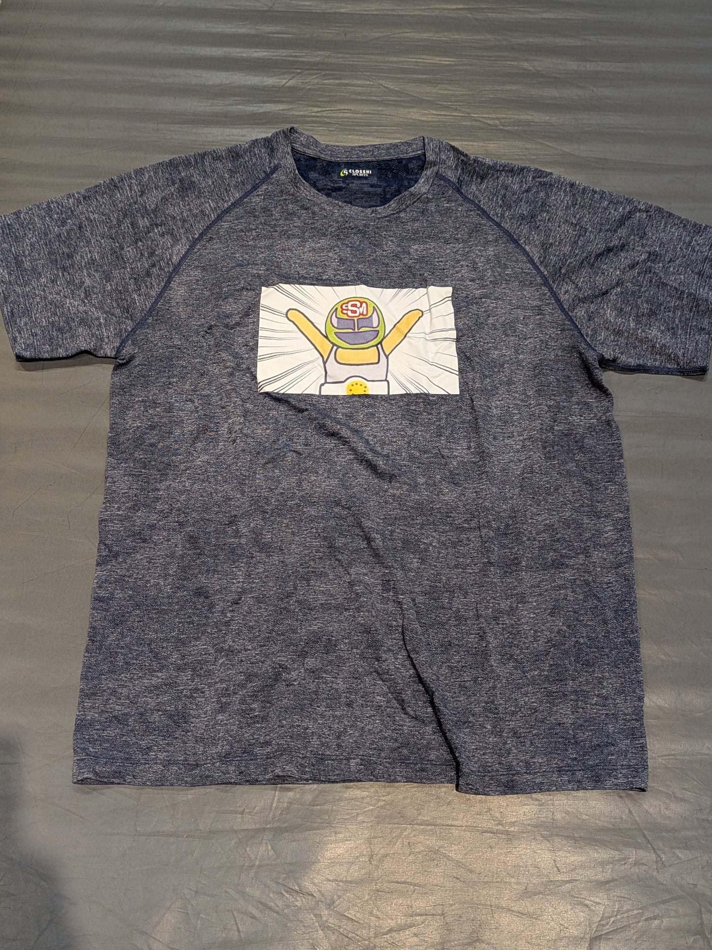 スーパー・ササダンゴ・マシン イラスト ドライTシャツ