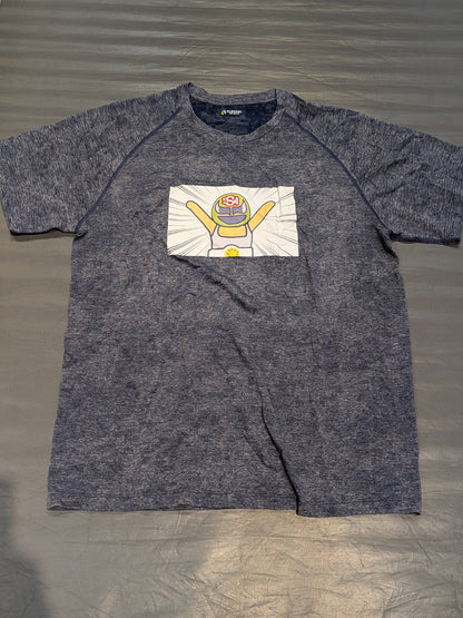 スーパー・ササダンゴ・マシン イラスト ドライTシャツ
