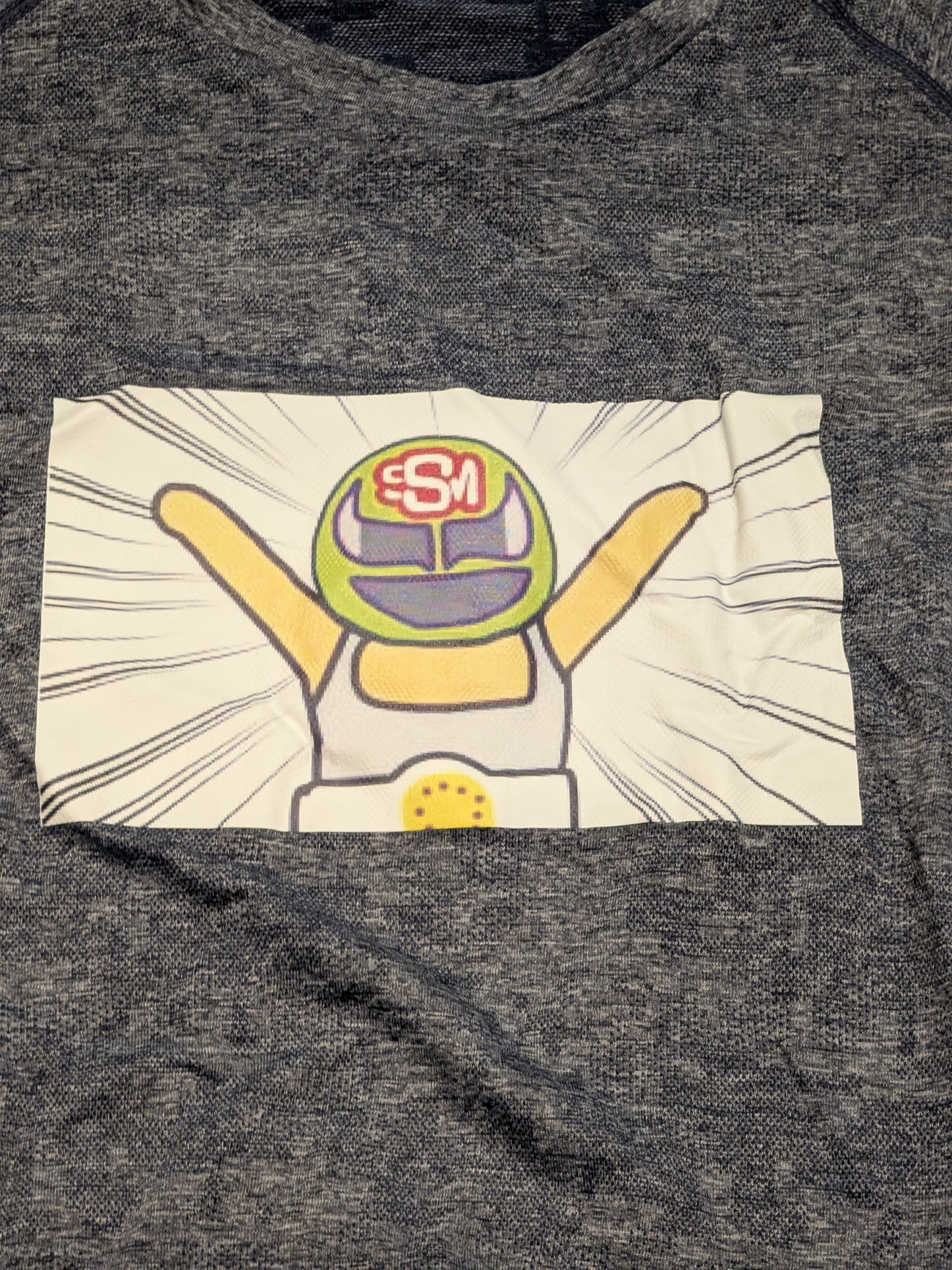 スーパー・ササダンゴ・マシン イラスト ドライTシャツ