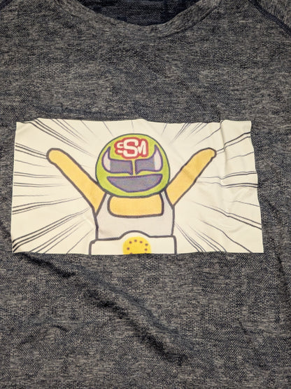 スーパー・ササダンゴ・マシン イラスト ドライTシャツ
