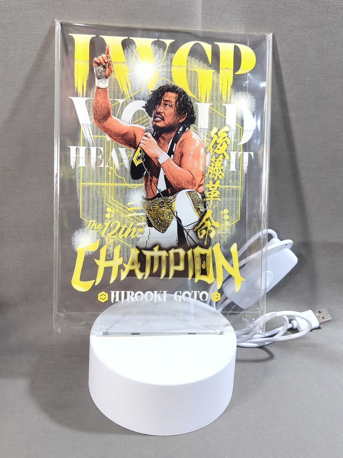 ★ Fighting Spirit Shopping Limited ★ Hirooki Goto Light Up Acrylic Stand