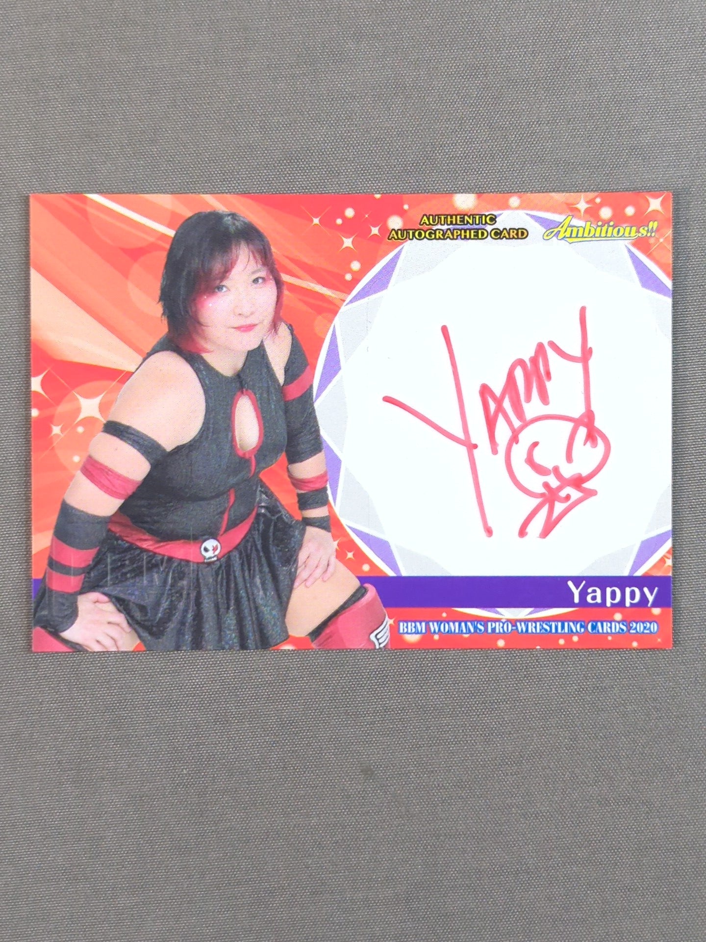 2020 BBM Yappy Official Autographed Card