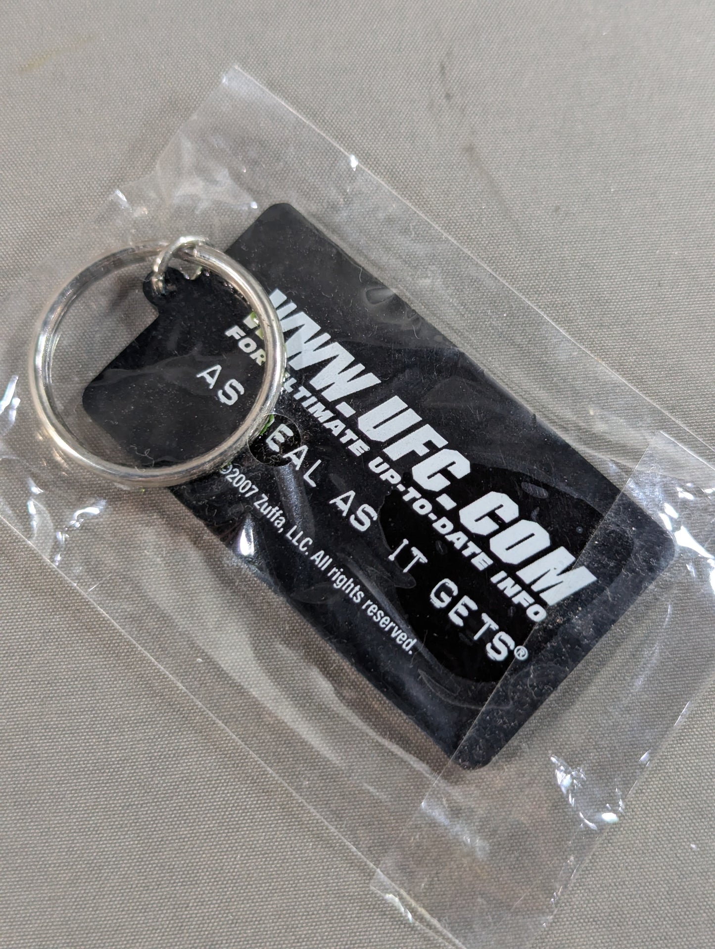 UFC Logo Rubber Keychain