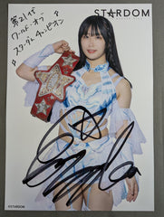 ☆ワールド・オブ・スターダム☆ 玖麗さやか 直筆サイン入り スター