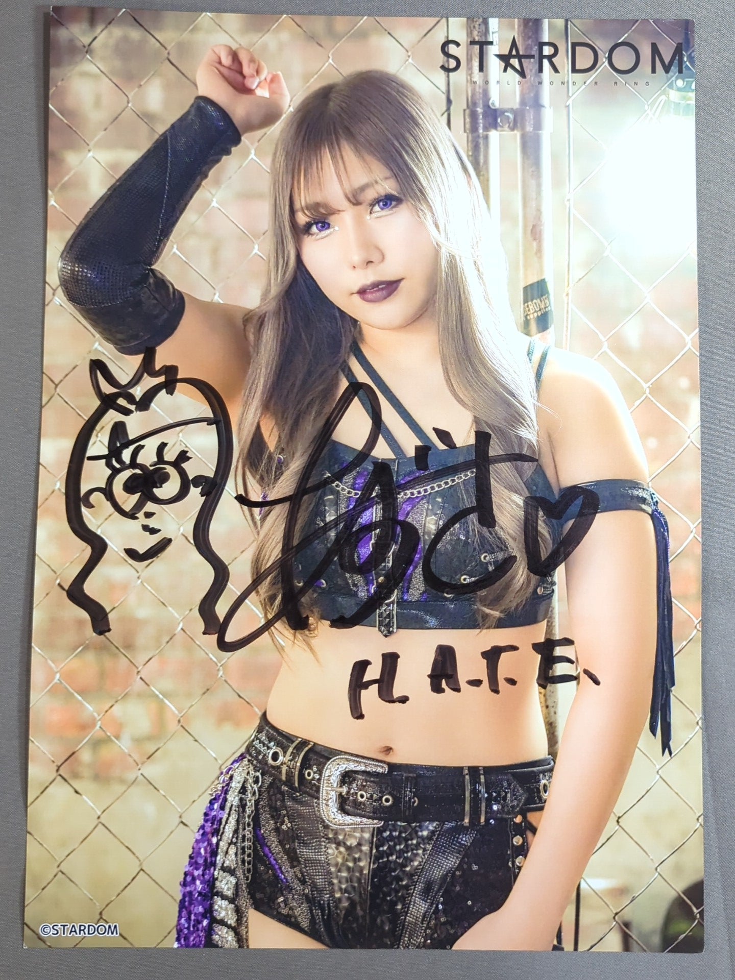 稲葉あずさ 直筆サイン入り スターダムポートレート(A-3)