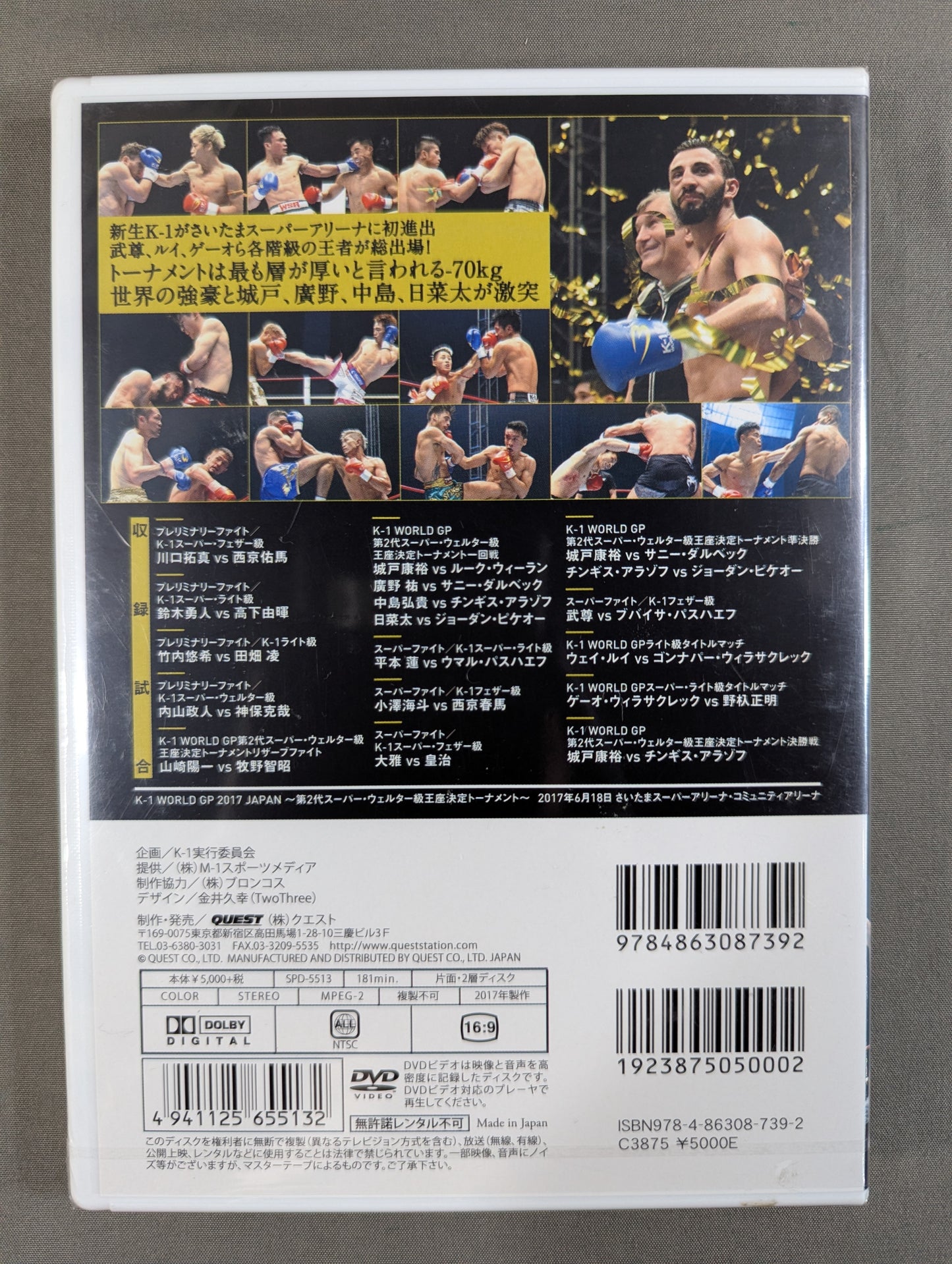 K-1 WORLD GP 2017 JAPAN ～第2代スーパー・ウェルター級王座決定トーナメント～