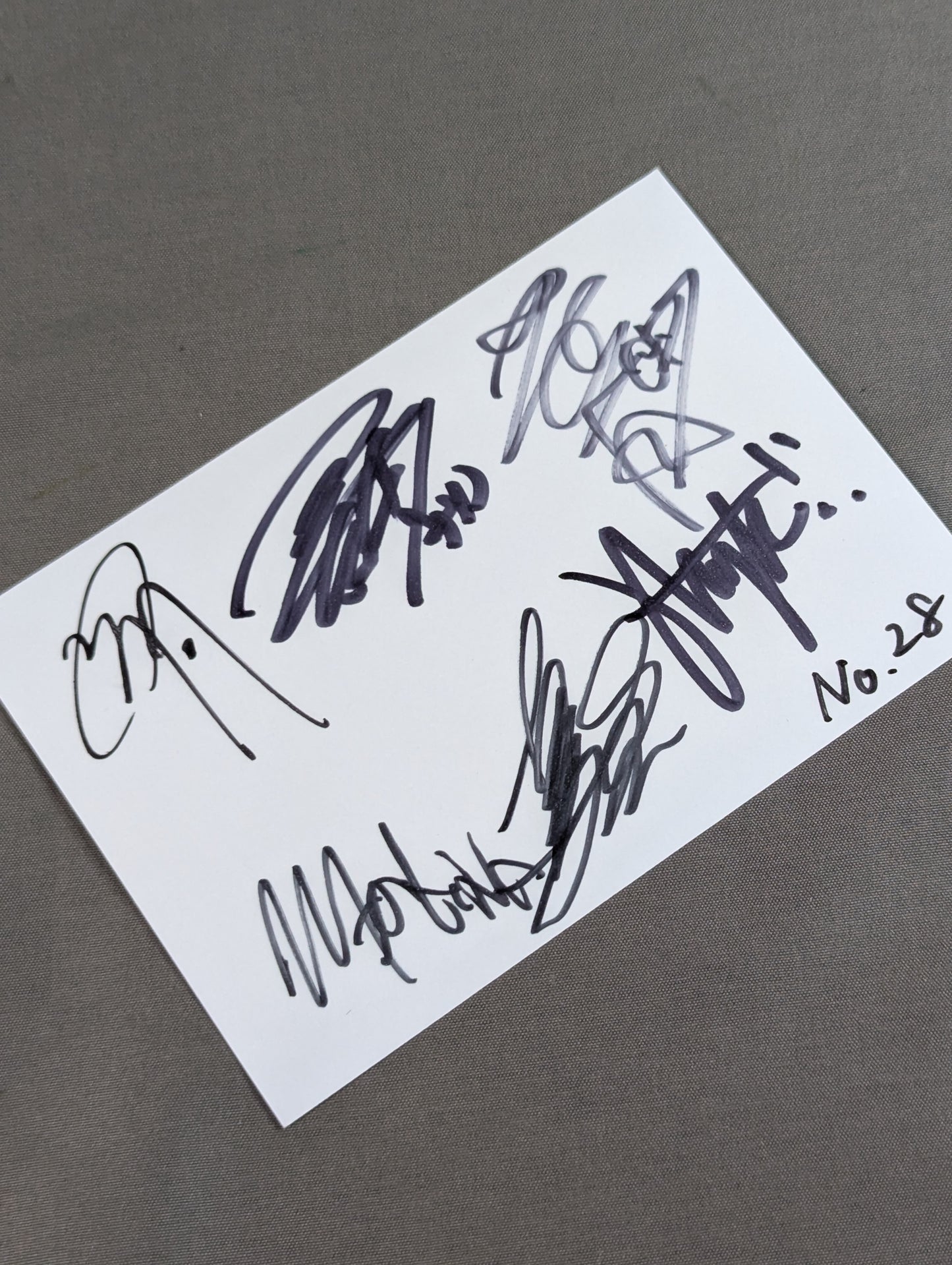 6 fighters hand signed autograph OEDO TAI  photo 