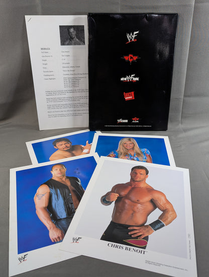 WWF　プロモフォト 4枚セット&専用フォルダー(2002)　