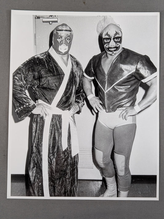Mil Mascaras & Dos Caras　 Black and White Pro-Photo 