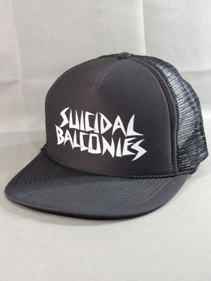 SUICIDAL BALCONIES メッシュキャップ(ブラック)