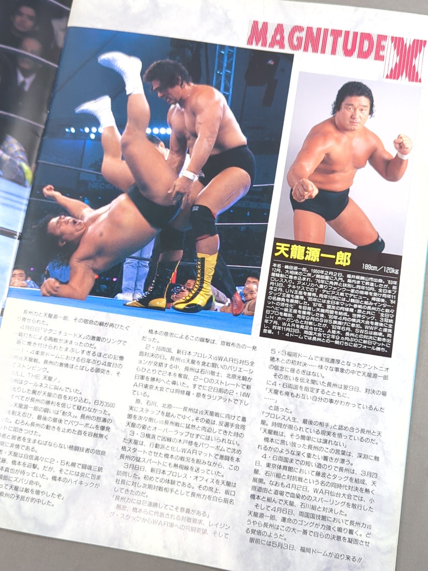 ★ Tenryu vs Riki Choshu ★ MAGNITUDE X / Magnitude X