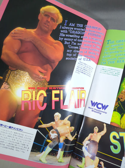 [With ticket stub] ★ Fujinami vs. Flair NWA Match ★ 91 Starcade in Toukyu Domu