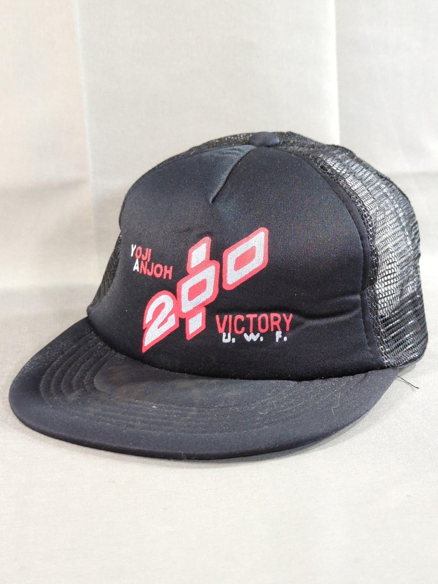 【直筆サイン入り】安生洋二「200% VICTORY」メッシュキャップ