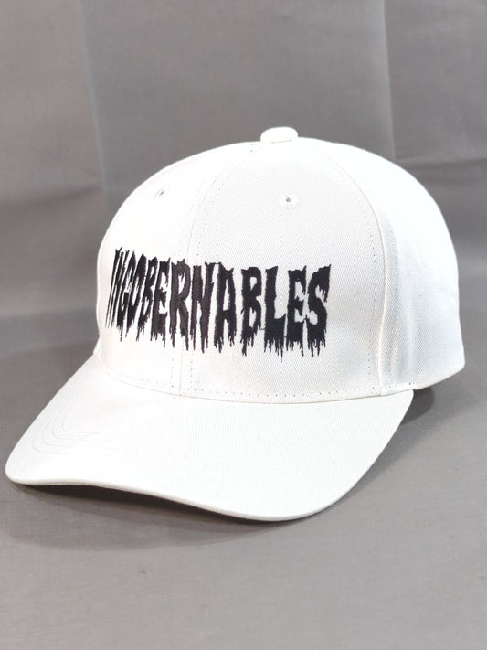 L・I・J「INGOBERNABLES」ベースボールキャップ①(ホワイト×ブラック)