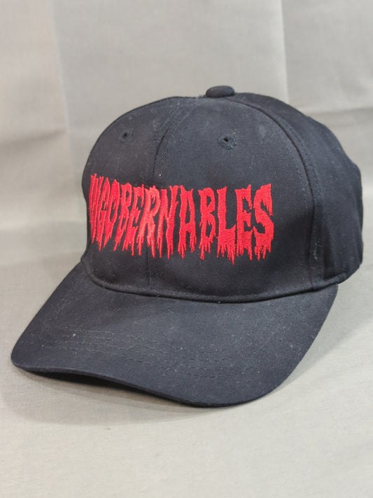 L・I・J「INGOBERNABLES」ベースボールキャップ②(ブラック×レッド)
