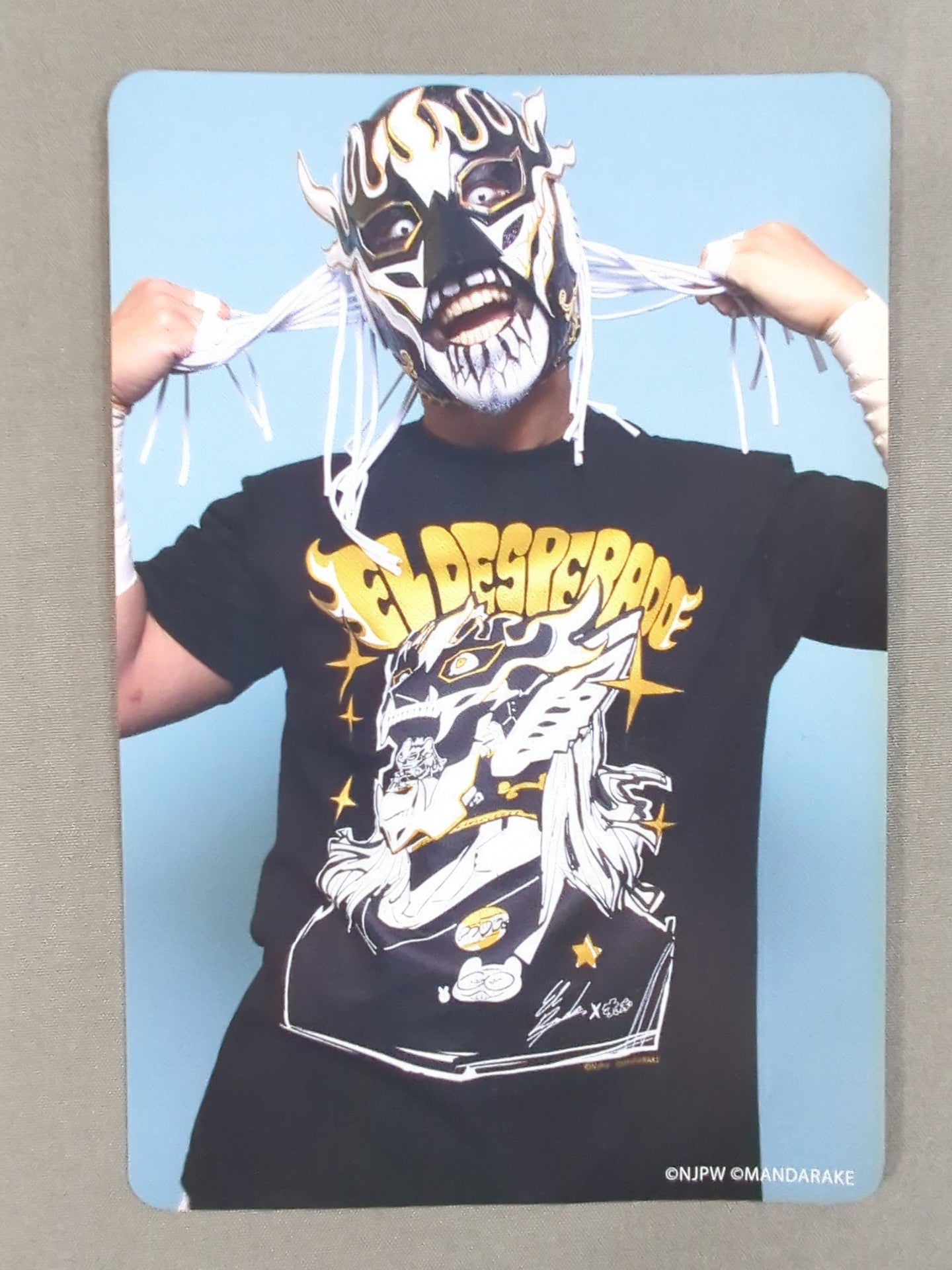 エル・デスペラード×すしお ポストカード(黒TシャツVer) – 闘道館