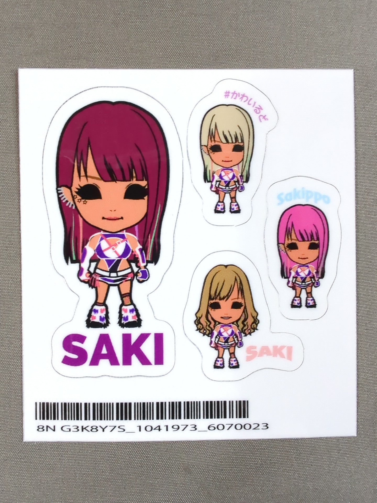 SAKI Illustration Sticker