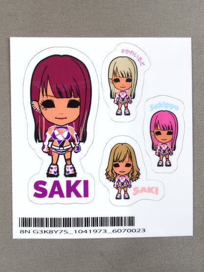 SAKI Illustration Sticker