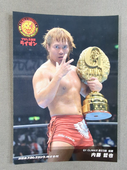 ★ ★ not sold in stores Tetsuya Naito " Pro Wrestling Cafe Lion" Bonus Sticker