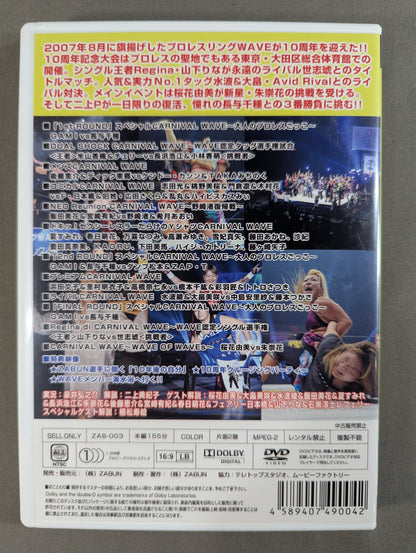 Pro-wrestling WAVE 10th anniversary CARNIVAL WAVE ~NEVER ENDING Ota Ward STORY~