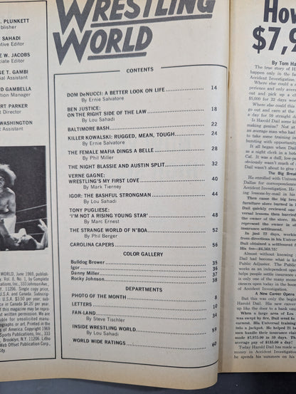 Wrestling WORLD June 1969 Issue