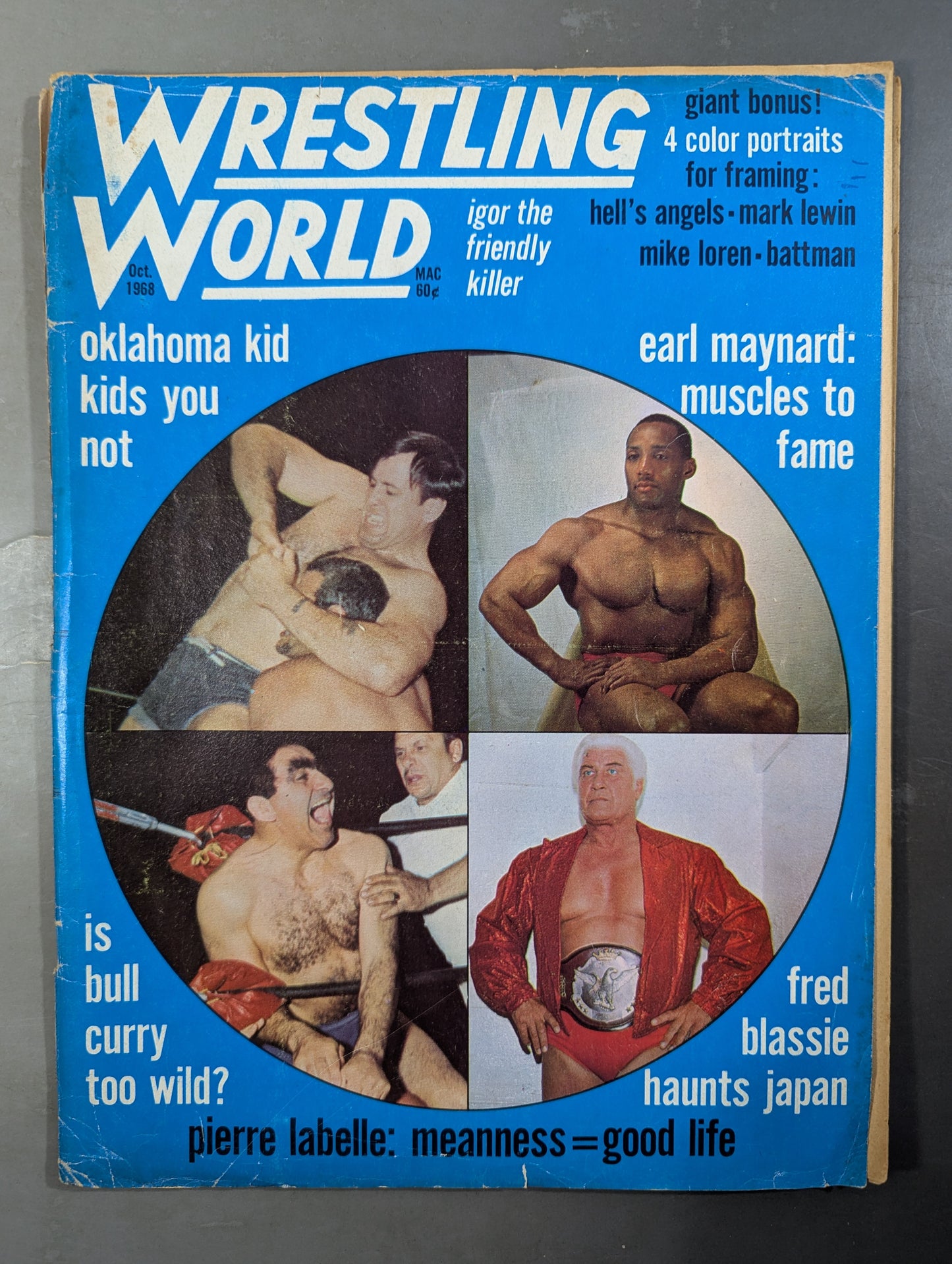 WRESTLING WORLD 1968年10月号