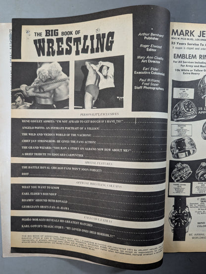 THE BIG BOOK OF Wrestling, February 1972 issue