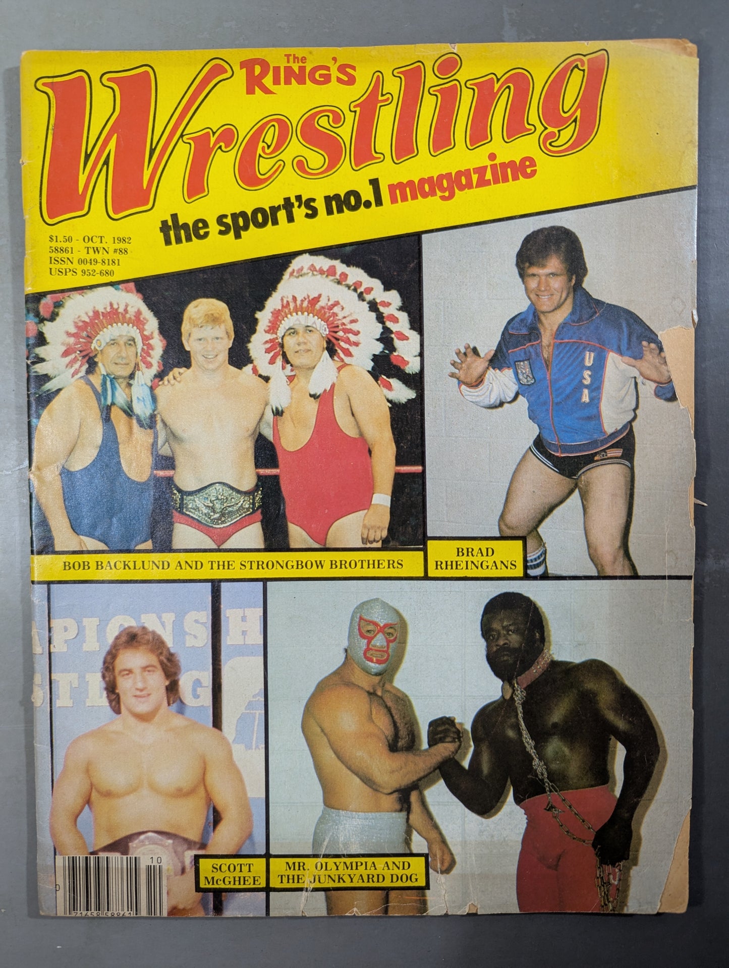 The RING’S Wrestling magazine 1982年10月号