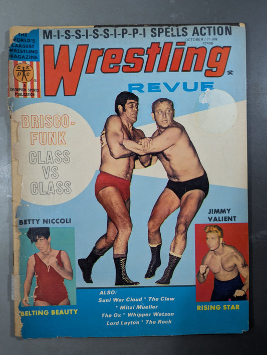 Wrestling REVUE October 1971 Issue